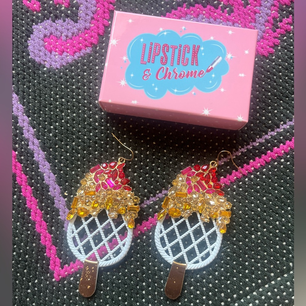 🍦💖 Ice Cream Bling Earrings 💖🍦
